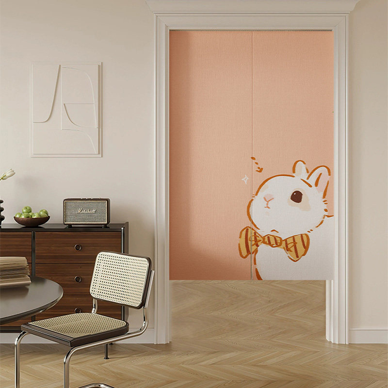 Commercial Window Printing - VIKAMA Minimal Big Face Noren Door