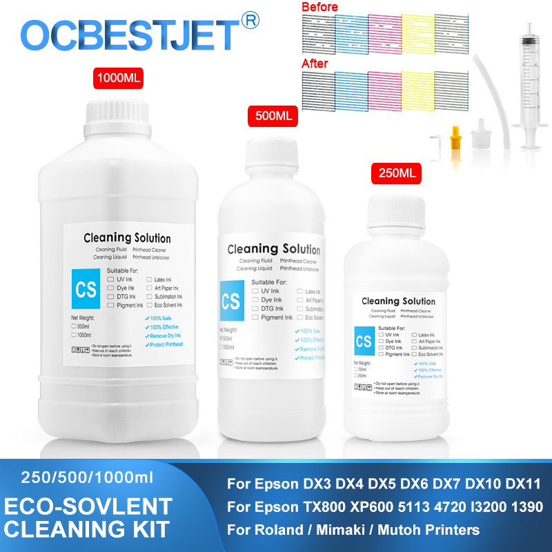 Eco-Solvent Ink Cleaning Solut – Print Head Cleaning Kit Bewertung und Preis