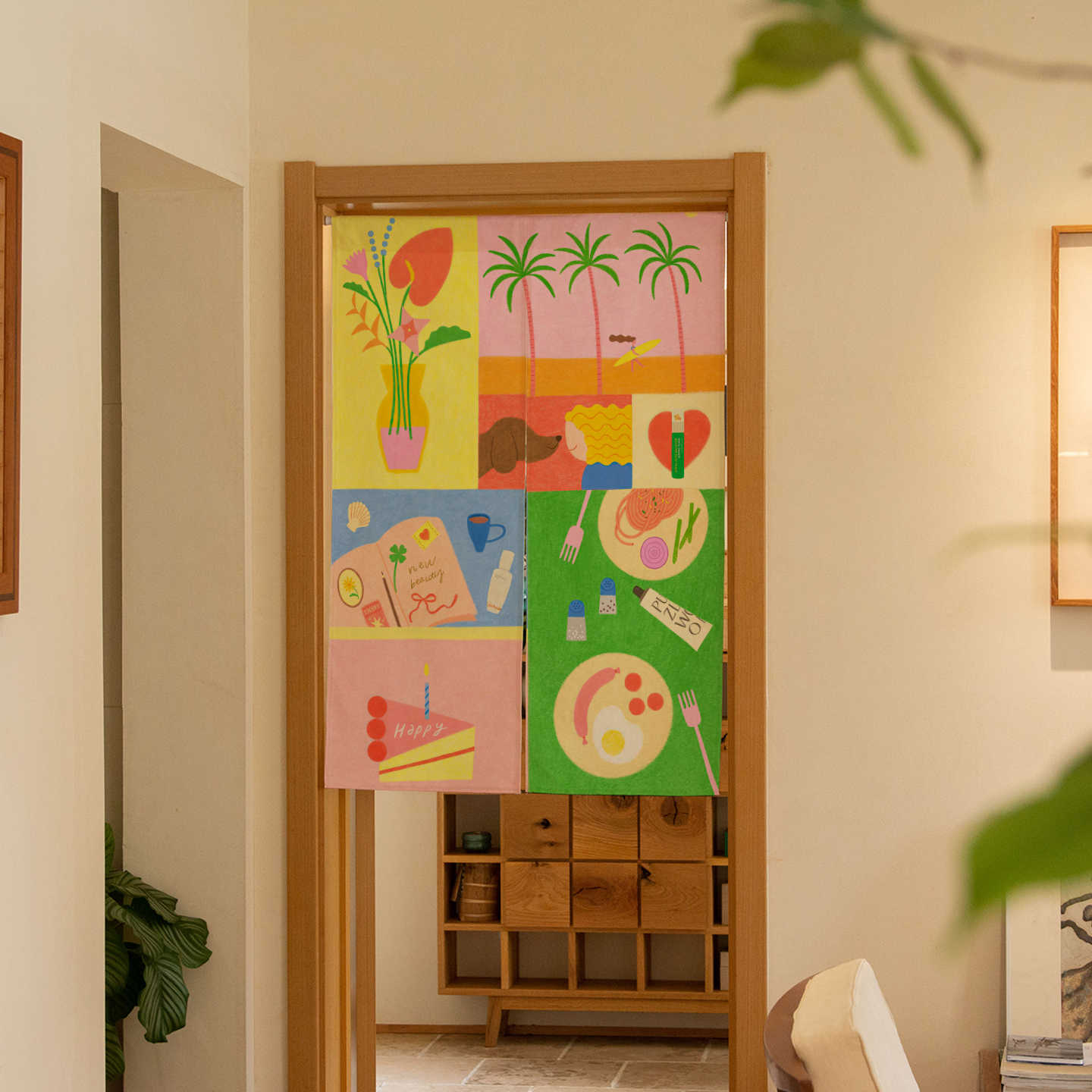 VIKAMA Hand Drawn Tropical Nor – Commercial Window Printing Bewertung und Preis