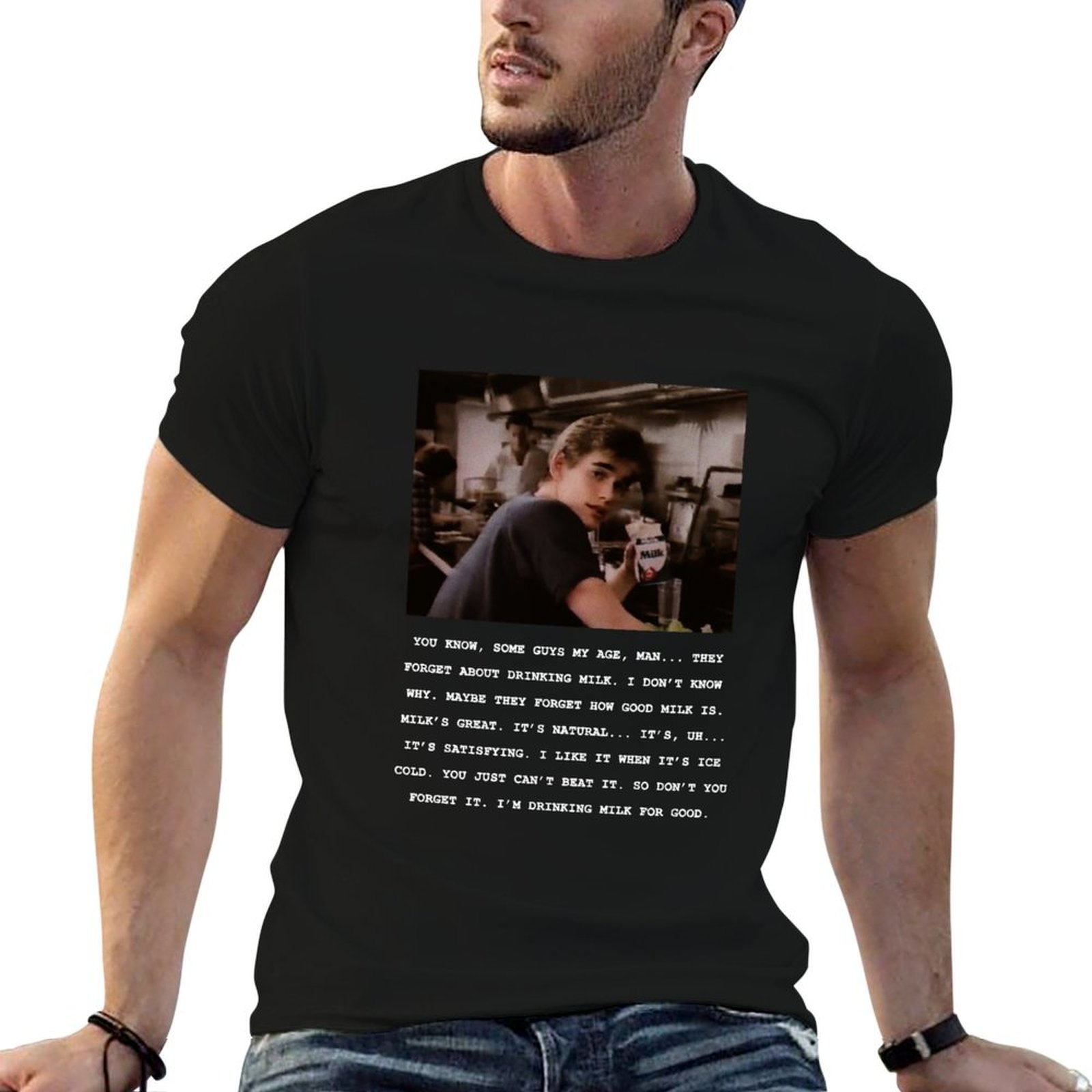 matt dillon milk commercial T- – Commercial Printing And Graphics Bewertung und Preis