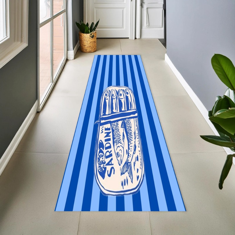 Vintage Blue Striped Sardine G – Commercial Printing And Graphics Bewertung und Preis