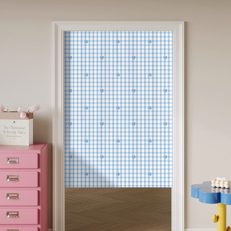 VIKAMA Light Blue Gingham Nore – Commercial Window Printing Bewertung und Preis
