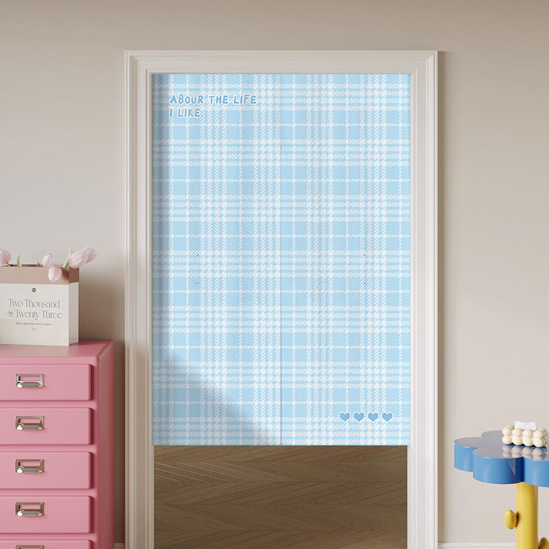 VIKAMA Light Blue Gingham Nore – Commercial Window Printing Bewertung und Preis