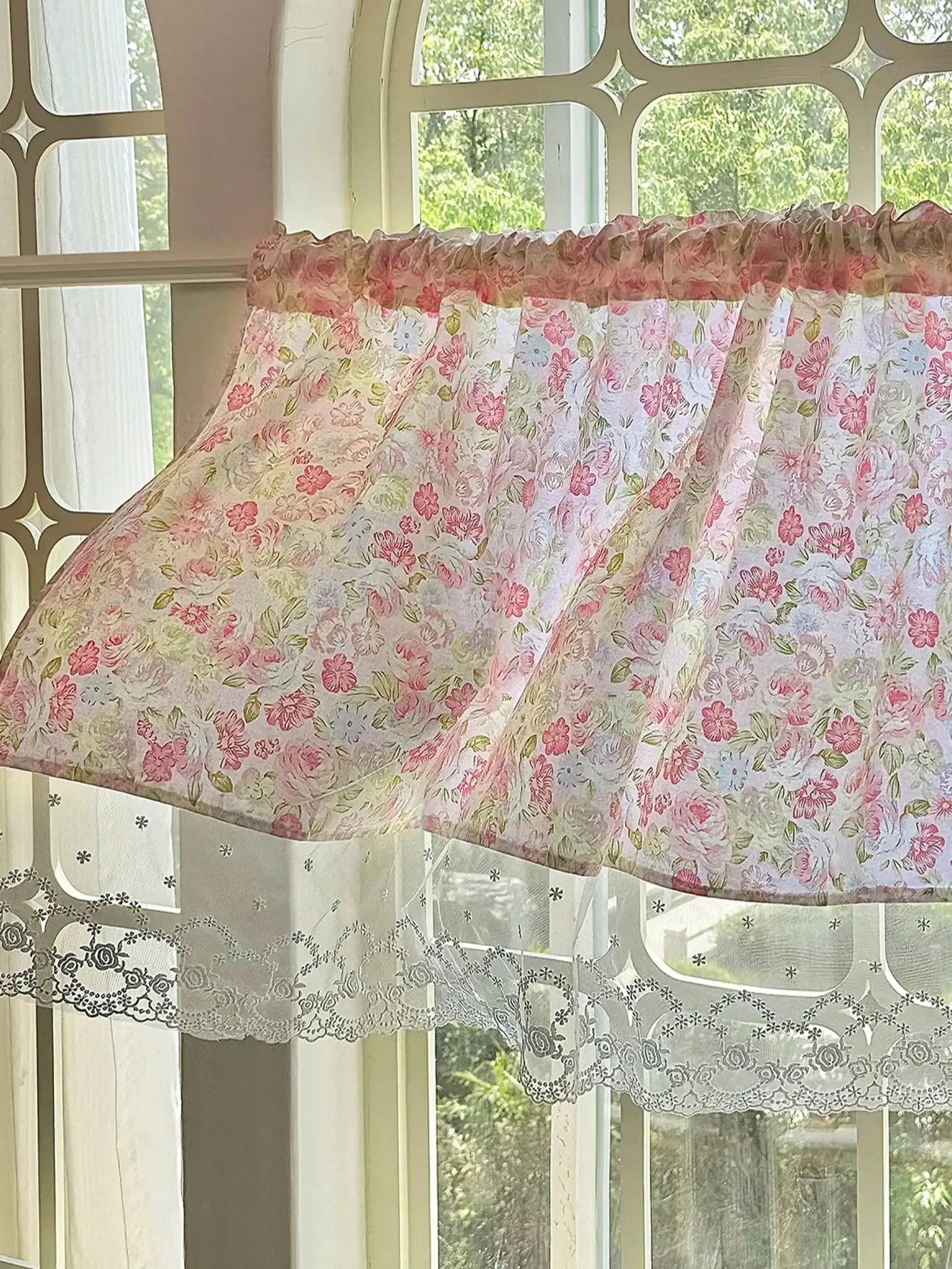 1pc Vintage Floral Rose Print  – Commercial Window Printing Bewertung und Preis