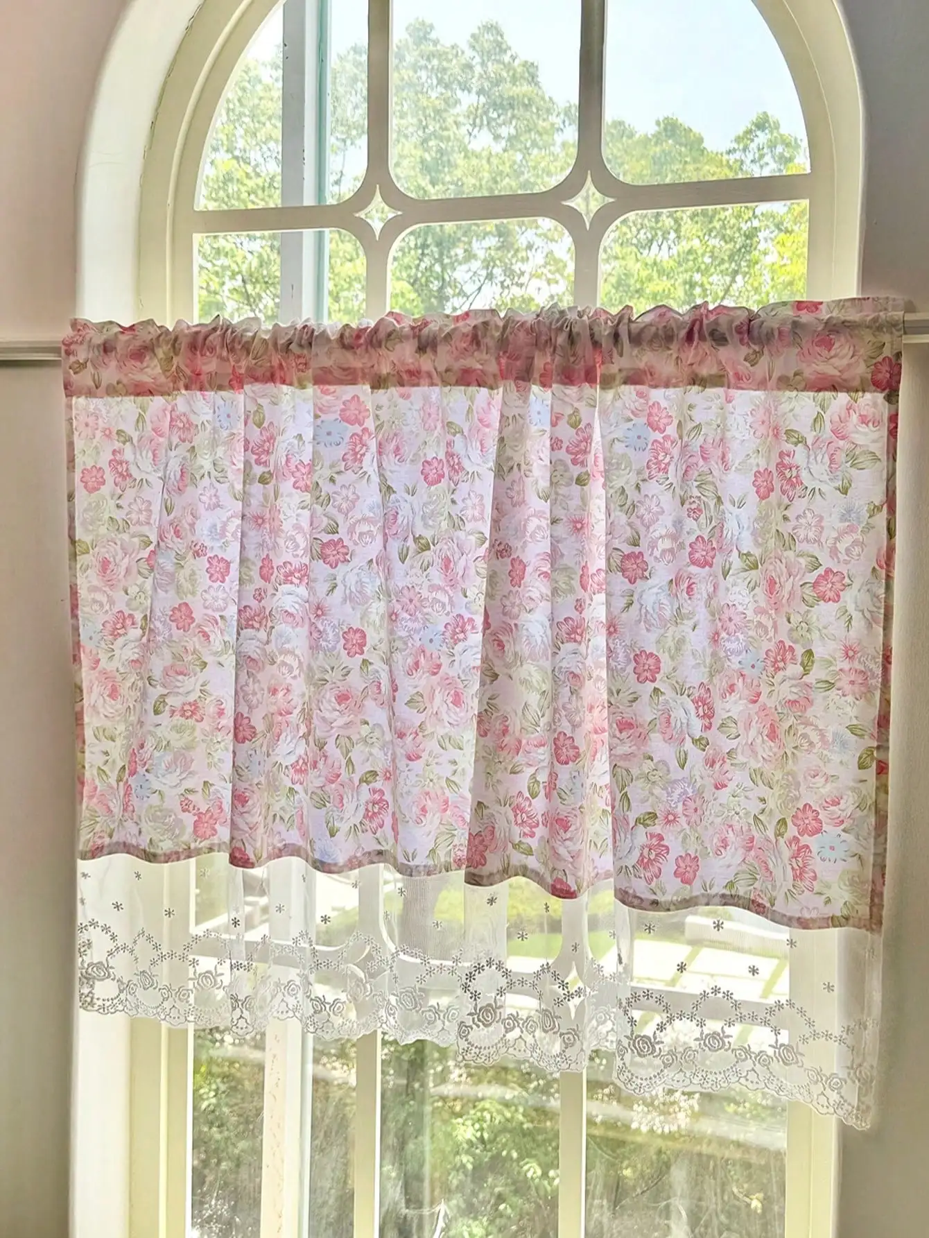 1pc Vintage Floral Rose Print  – Commercial Window Printing Bewertung und Preis