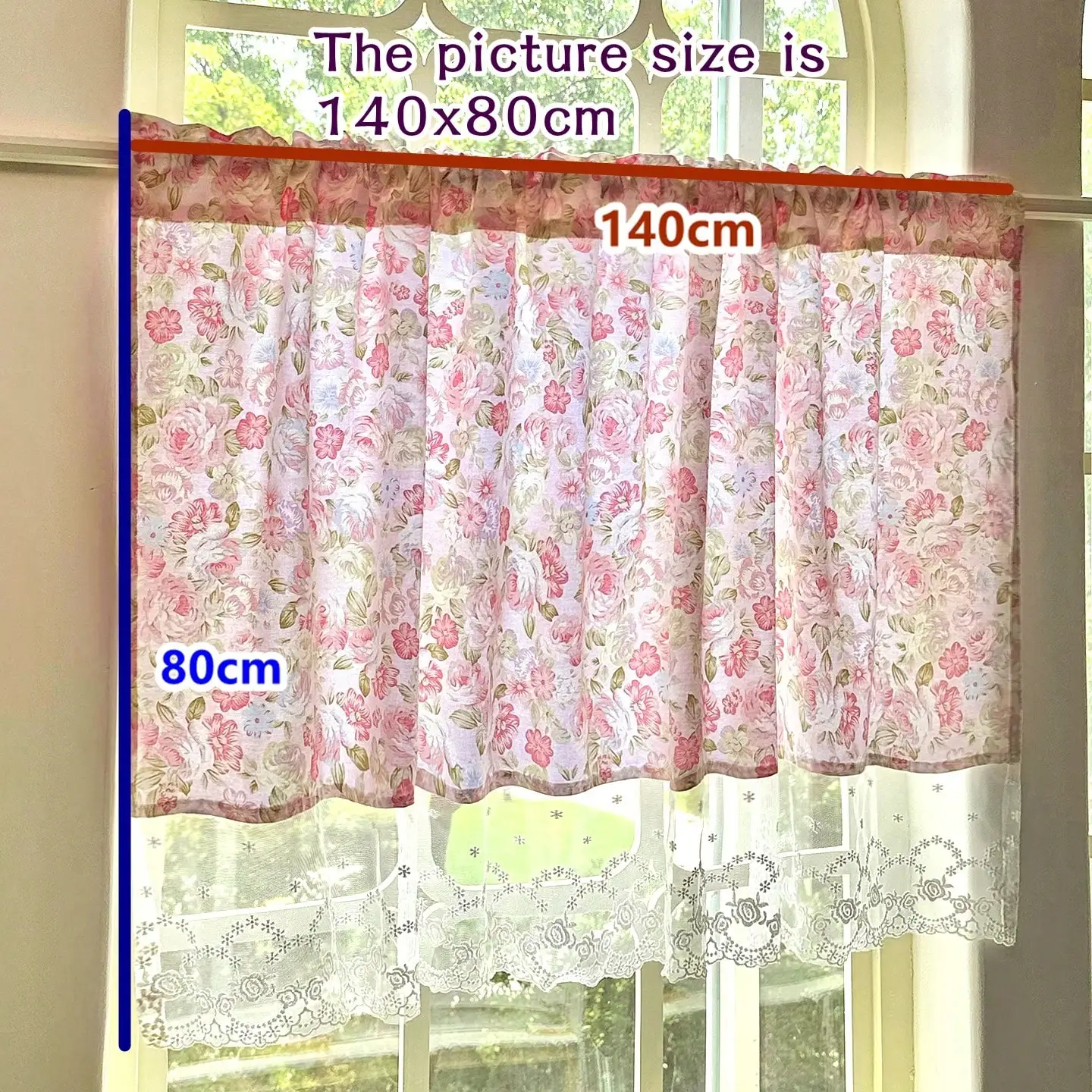 1pc Vintage Floral Rose Print  – Commercial Window Printing Bewertung und Preis