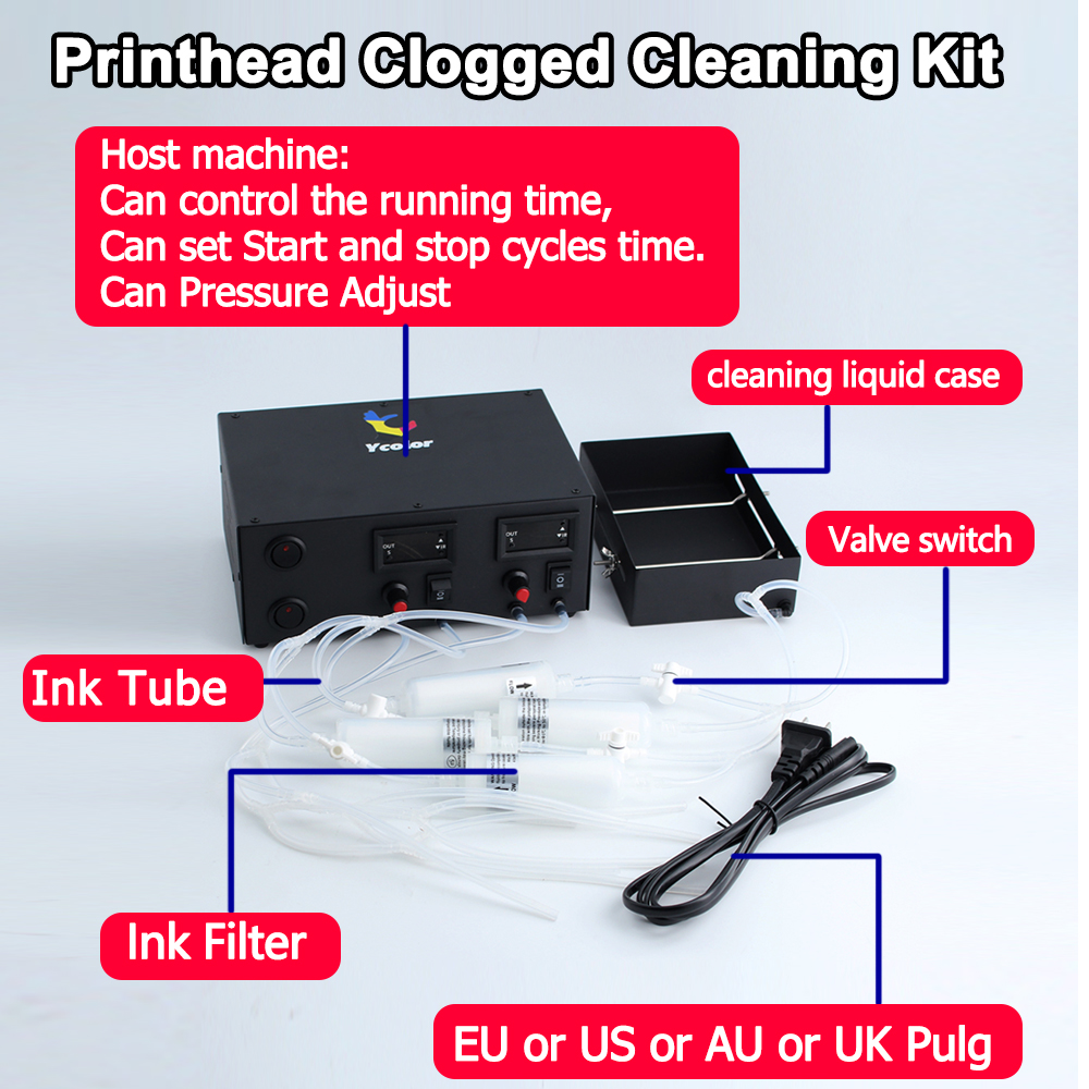 8 Channels Printhead Cleaning  – Print Head Cleaning Kit Bewertung und Preis
