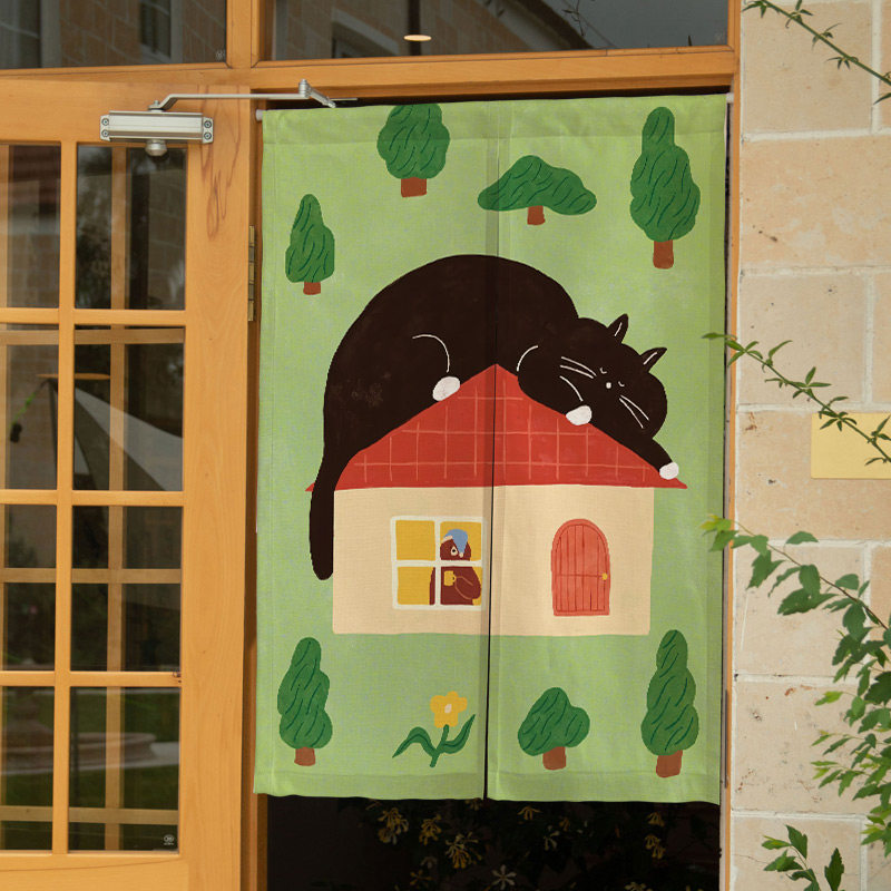 VIKAMA Cute Money Black Noren  – Commercial Window Printing Bewertung und Preis