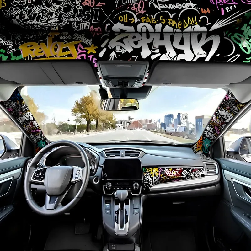 Graffiti Pattern Car Interior  – Embroidery Digitizing Software Bewertung und Preis
