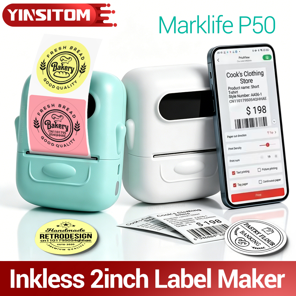 P50 Marklife 20-50mm Thermal L – Commercial Printing Machine Price Bewertung und Preis